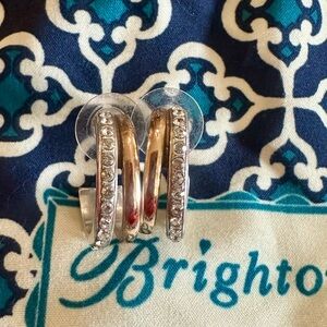 Brighton dual tone earrings